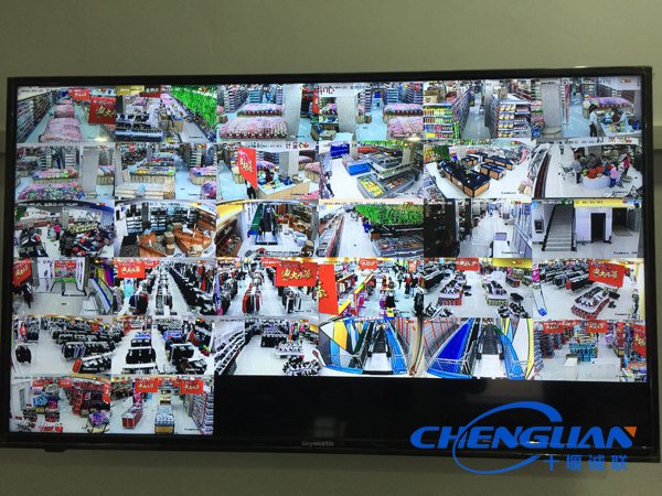粵客隆購物廣場武當山店視頻監控32畫面（2號屏）